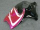 Descuento Carenados Moto Suzuki GSXR 1300 Hayabusa 1996-2007 - Rosa Blanco Negro