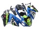 Descuento Carenados Moto Suzuki GSXR 1300 Hayabusa 1996-2007 - Azul Verde Tiburón 46