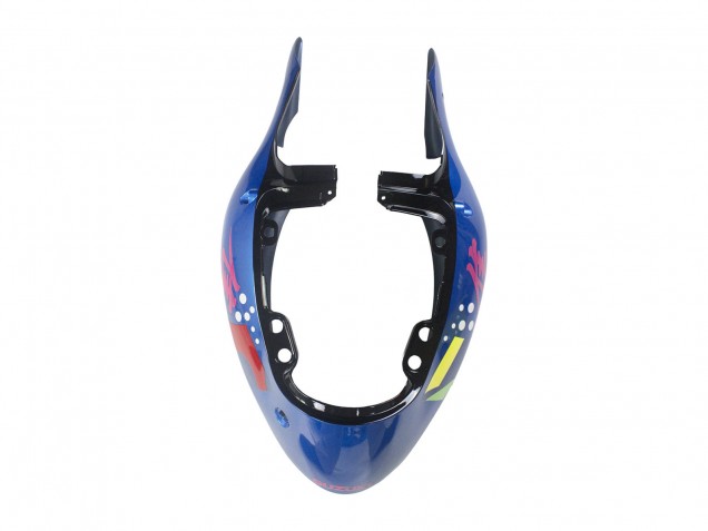 Descuento Carenados Moto Suzuki GSXR 1300 Hayabusa 1996-2007 - Azul Verde Tiburón 46
