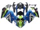 Descuento Carenados Moto Suzuki GSXR 1300 Hayabusa 1996-2007 - Azul Verde Tiburón 46