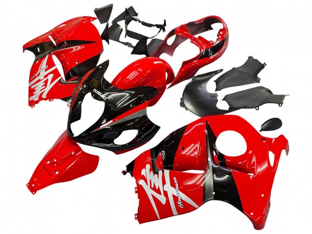 Descuento Carenados Moto Suzuki GSXR 1300 Hayabusa 1996-2007 - Rojo Negro Hayabusa