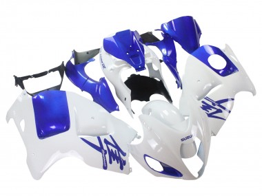 Descuento Carenados Moto Suzuki GSXR 1300 Hayabusa 1996-2007 - Blanco Azul Hayabusa