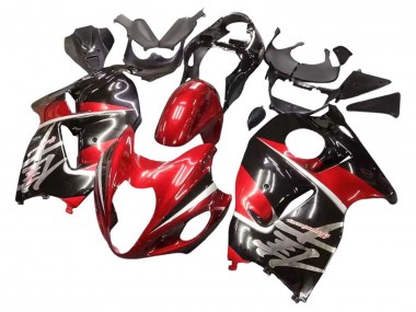 Descuento Carenados Moto Suzuki GSXR 1300 Hayabusa 1996-2007 - Rojo Negro Brillante Hayabusa