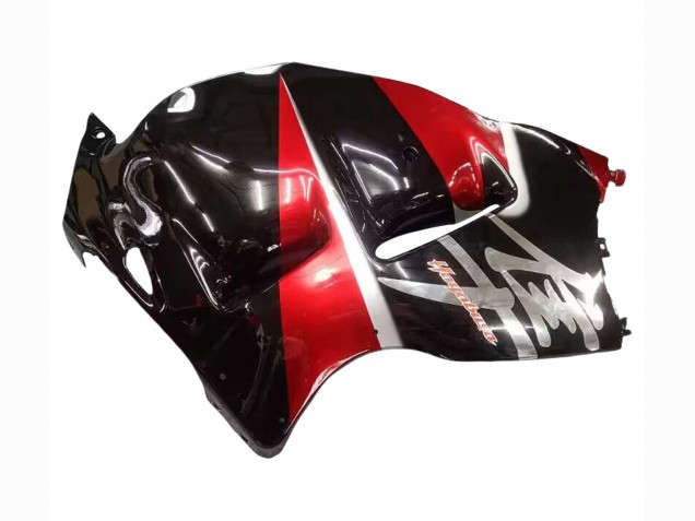 Descuento Carenados Moto Suzuki GSXR 1300 Hayabusa 1996-2007 - Rojo Negro Brillante Hayabusa
