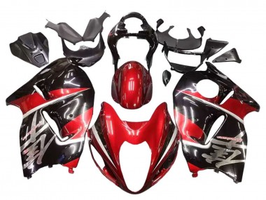 Descuento Carenados Moto Suzuki GSXR 1300 Hayabusa 1996-2007 - Rojo Negro Brillante Hayabusa