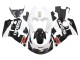 Descuento Carenados Moto Suzuki GSXR 600 / GSXR 750 1996-2000 - Negro Blanco