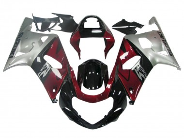 Descuento Carenados Moto Suzuki GSXR 600 / GSXR 750 1996-2000 - Azul Oscuro Blanco