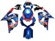Descuento Carenados Moto Suzuki GSXR 600 / GSXR 750 2001-2003 - Azul Rojo Carrera