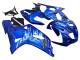 Descuento Carenados Moto Suzuki GSXR 600 / GSXR 750 2001-2003 - Azul Blanco Llama