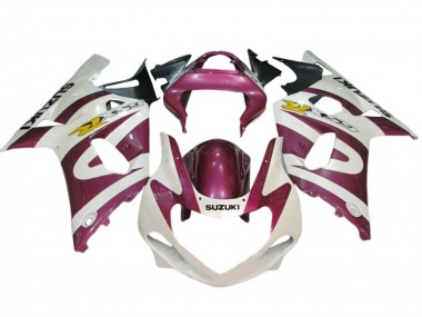 Descuento Carenados Moto Suzuki GSXR 600 / GSXR 750 2001-2003 - Blanco Rosa Amarillo
