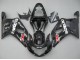 Descuento Carenados Moto Suzuki GSXR 600 / GSXR 750 2001-2003 - Negro Brillante Rojo Blanco