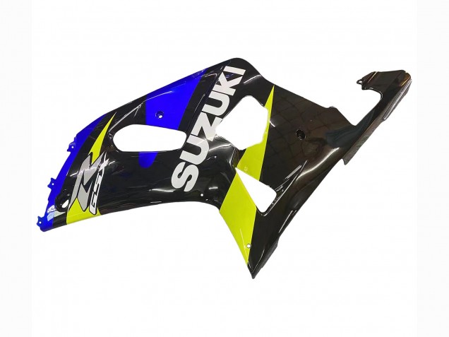 Descuento Carenados Moto Suzuki GSXR 600 / GSXR 750 2001-2003 - Azul Amarillo Negro Brillante