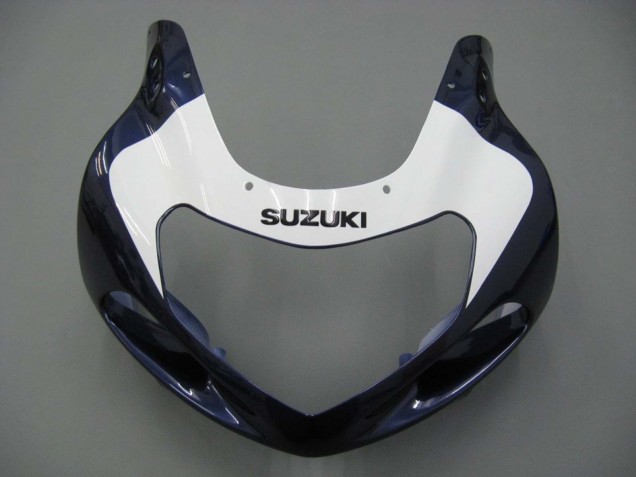 Descuento Carenados Moto Suzuki GSXR 600 / GSXR 750 2001-2003 - Azul Blanco Negro Brillante Rojo