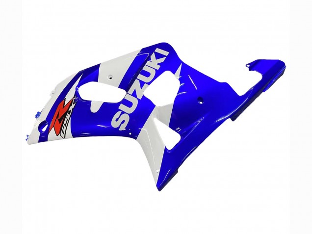 Descuento Carenado Moto Suzuki GSXR 600 / GSXR 750 2001-2003 - Blanco Azul Negro Brillante Rojo