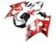 Descuento Carenado Moto Suzuki GSXR 600 / GSXR 750 2001-2003 - Rojo Blanco Negro Brillante