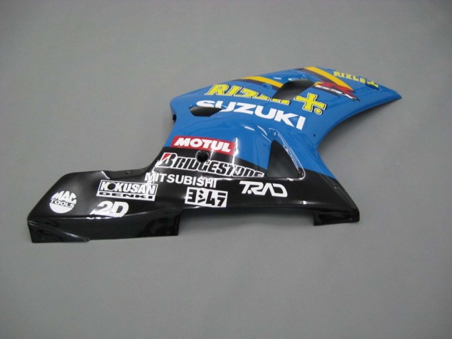 Descuento Carenados Moto Suzuki GSXR 600 / GSXR 750 2001-2003 - Azul Amarillo Negro Motul Rizla