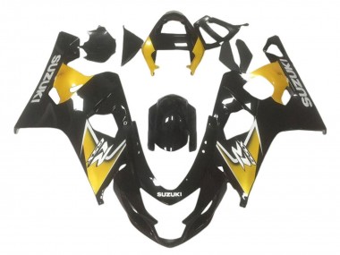 Descuento Carenados Moto Suzuki GSXR 600 / GSXR 750 2001-2003 - Amarillo Negro Brillante