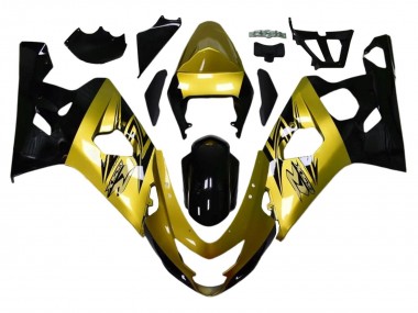 Descuento Carenados Moto Suzuki GSXR 600 / GSXR 750 2004-2005 - Oro Negro