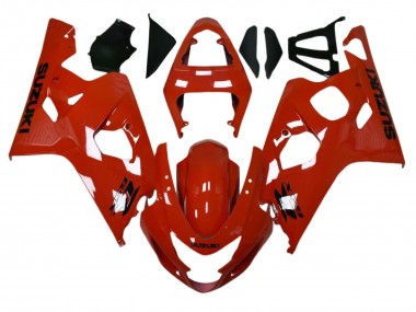 Descuento Carenado Moto Suzuki GSXR 600 / GSXR 750 2004-2005 - Rojo Negro