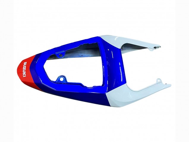 Descuento Carenado Moto Suzuki GSXR 600 / GSXR 750 2004-2005 - Blanco Azul Rojo