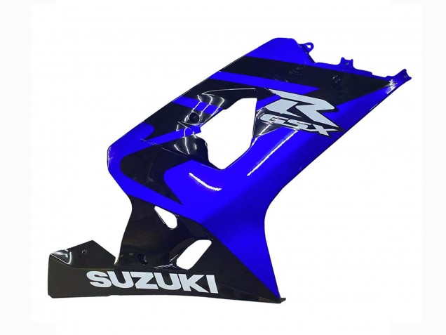 Descuento Carenados Moto Suzuki GSXR 600 / GSXR 750 2004-2005 - Azul Negro Blanco Calcomanía