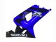 Descuento Carenados Moto Suzuki GSXR 600 / GSXR 750 2004-2005 - Azul Negro Blanco Calcomanía