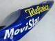 Descuento Carenados Moto Suzuki GSXR 600 / GSXR 750 2004-2005 - Azul Blanco Amarillo Verde Telefonica Motul MoviStar