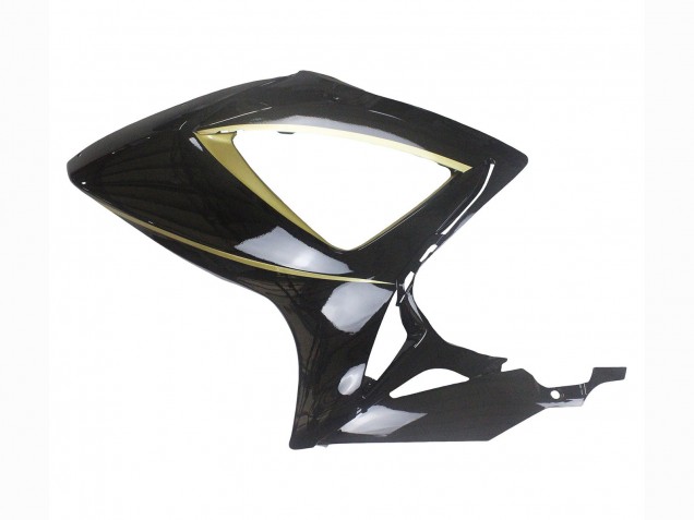 Descuento Carenados Moto Suzuki GSXR 600 / GSXR 750 2006-2007 - Negro Brillante Oro Raya