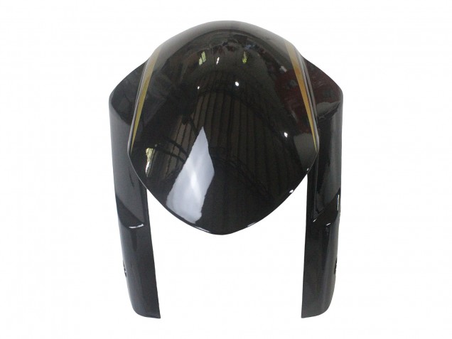 Descuento Carenados Moto Suzuki GSXR 600 / GSXR 750 2006-2007 - Negro Brillante Oro Raya