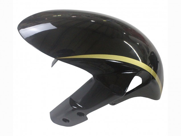Descuento Carenados Moto Suzuki GSXR 600 / GSXR 750 2006-2007 - Negro Brillante Oro Raya