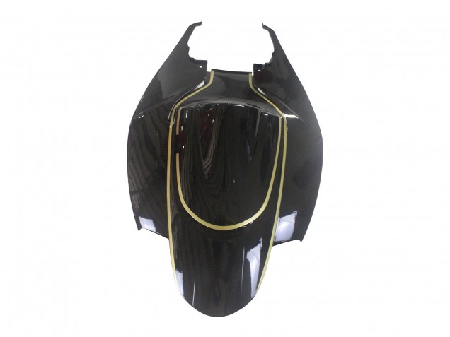 Descuento Carenados Moto Suzuki GSXR 600 / GSXR 750 2006-2007 - Negro Brillante Oro Raya