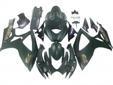 Descuento Carenados Moto Suzuki GSXR 600 / GSXR 750 2006-2007 - Verde Militar Mate