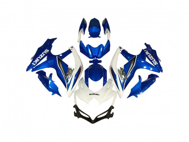 Descuento Carenados Moto Suzuki GSXR 600 / GSXR 750 2006-2007 - Blanco Azul