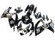 Descuento Carenados Moto Suzuki GSXR 600 / GSXR 750 2006-2007 - Negro Brillante Blanco Motul Lucky Strike