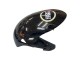 Descuento Carenados Moto Suzuki GSXR 600 / GSXR 750 2006-2007 - Negro Brillante Blanco Motul Lucky Strike