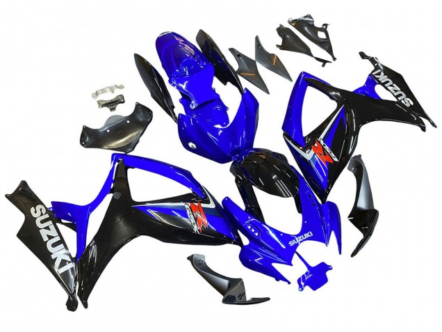 Descuento Carenados Moto Suzuki GSXR 600 / GSXR 750 2006-2007 - Azul Negro Rojo