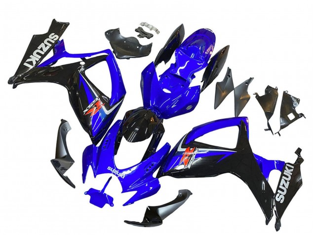 Descuento Carenados Moto Suzuki GSXR 600 / GSXR 750 2006-2007 - Azul Negro Rojo