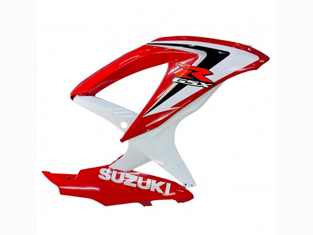 Descuento Carenados Moto Suzuki GSXR 600 / GSXR 750 2008-2010 - Blanco Rojo Negro