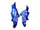 Descuento Carenados Moto Suzuki GSXR 600 / GSXR 750 2008-2010 - Azul Amarillo Rizla