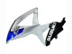 Descuento Carenados Moto Suzuki GSXR 600 / GSXR 750 2008-2010 - Blanco Plata Azul Negro