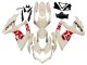 Descuento Carenados Moto Suzuki GSXR 600 / GSXR 750 2008-2010 - Crema Blanco Rojo Negro