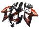 Descuento Carenados Moto Suzuki GSXR 600 / GSXR 750 2008-2010 - Negro Brillante Naranja Llama