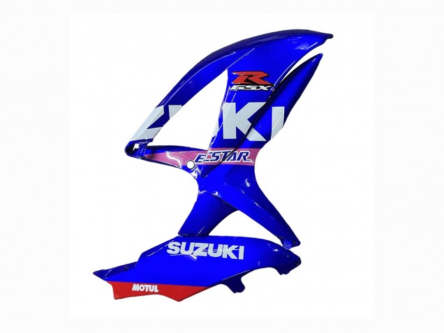 Descuento Carenados Moto Suzuki GSXR 600 / GSXR 750 2008-2010 - Blanco Azul Rosa Ecstar Motul