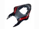 Descuento Carenados Moto Suzuki GSXR 600 / GSXR 750 2011-2024 - Negro Brillante Falsificado FibraCarbono Plata Rojo