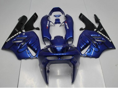Descuento Carenados Moto Kawasaki ZX9R 1994-1997 - Azul Negro Llama
