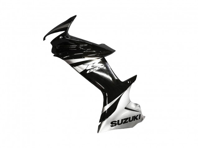 Descuento Carenado Moto Suzuki GSXR 600 / GSXR 750 2011-2024 - Negro Brillante Plata