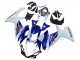 Descuento Carenado Moto Suzuki GSXR 600 / GSXR 750 2011-2024 - Blanco Azul Rojo
