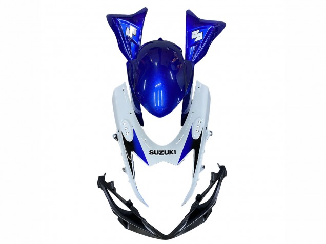 Descuento Carenado Moto Suzuki GSXR 600 / GSXR 750 2011-2024 - Blanco Azul Rojo