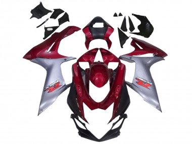 Descuento Carenados Moto Suzuki GSXR 600 / GSXR 750 2011-2024 - Rojo Plata