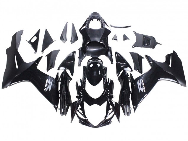 Descuento Carenados Moto Suzuki GSXR 600 / GSXR 750 2011-2024 - Negro Brillante Negro Mate Blanco Calcomanía